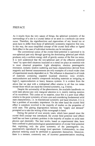 پتانسیل موثر زمینه کریستالی