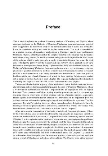 روش های ابتدایی مکانیک کوانتومی مولکولی