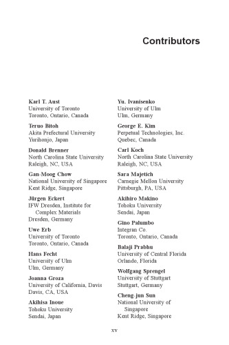 مواد نانوساختار. پردازش، خواص و برنامه ها