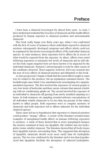 سم شناسی انسان از ترکیبات شیمیایی. عواقب سمی فراتر از تأثیر محصول یک جزء و قرار گرفتن در معرض محیط زیست