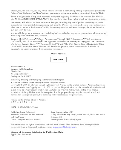 کشف الکترونیکی: ایجاد و مدیریت برنامه Enterprisewide. یک راهنمای فنی برای بررسی دیجیتال و پشتیبانی دادخواهی