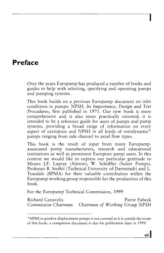NPSH برای پمپ های روتودینامیکی. راهنمای مرجع