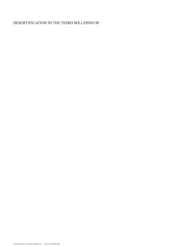 ﻿بیابان زایی در هزاره سوم: مجموعه مقالات یک کنفرانس بین المللی، دبی، 12-15 فوریه 2000