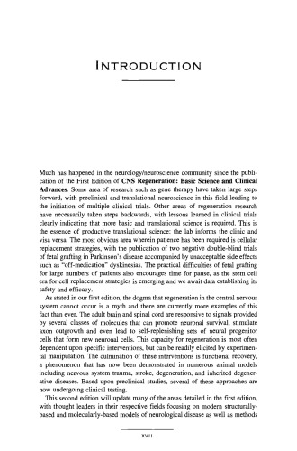 ﻿بازسازی CNS: علوم پایه و پیشرفت های بالینی