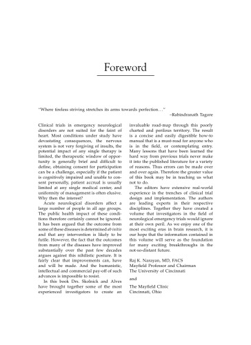 ﻿کتابچه راهنمای آزمایشات بالینی اورژانس عصبی