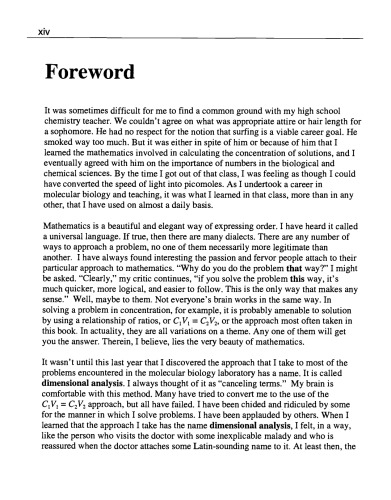 ﻿محاسبات برای زیست شناسی مولکولی و بیوتکنولوژی: راهنمای ریاضیات در آزمایشگاه