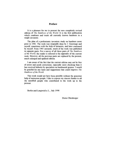 ﻿بامبوهای جهان: نام‌گذاری مشروح و ادبیات گونه‌ها و گونه‌های بالاتر و پایین‌تر