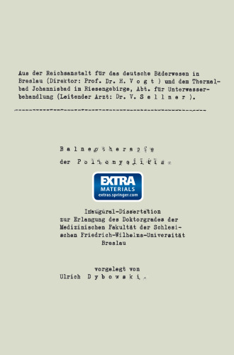 بالینیوتراپی پولیومیلیت