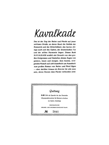 Cavalcade: تواریخی از سواران و اسب ها 1950