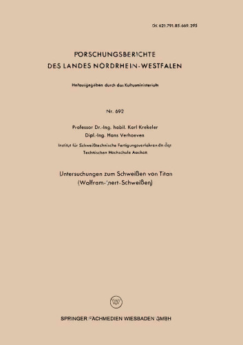 تحقیقات در مورد جوشکاری تیتانیوم (جوشکاری بی اثر تنگستن)