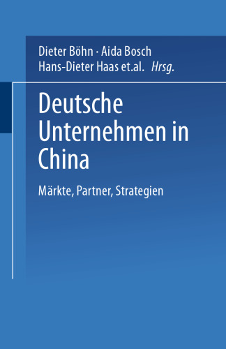 شرکت های آلمانی در چین: بازار، شرکا، استراتژی