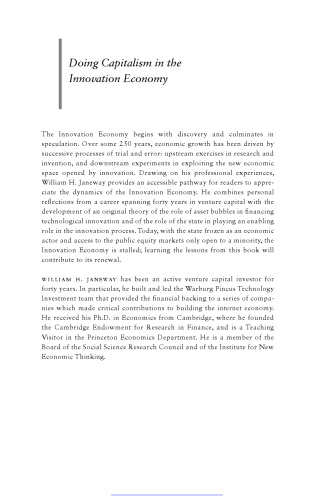 انجام سرمایه داری در اقتصاد نوآوری: بازارها ، سوداگری و دولت