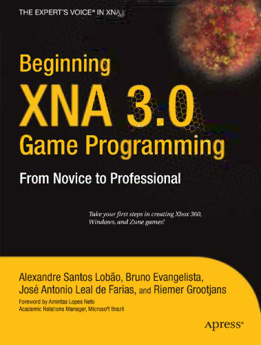 شروع برنامه نویسی بازی XNA 3.0: از Novice تا Professional