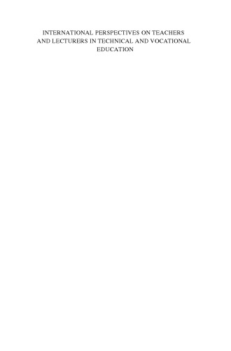 دیدگاه های بین المللی در مورد معلمان و استادان در آموزش فنی و حرفه ای