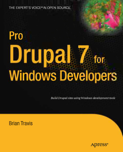 Pro Drupal 7 برای توسعه دهندگان ویندوز