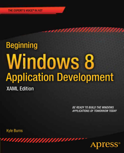 شروع توسعه برنامه Windows 8: XAML Edition