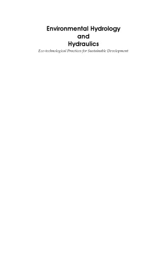 ﻿هیدرولوژی زیست محیطی و هیدرولیک: شیوه های اکو فناوری برای توسعه پایدار