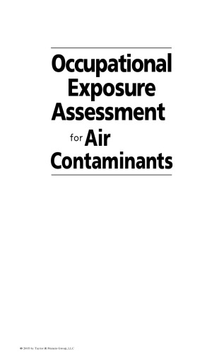 ارزیابی قرار گرفتن در معرض شغل در مورد آلاینده های هوا