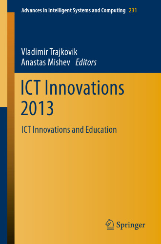 ICT Innovations 2013: نوآوری ها و آموزش ICT