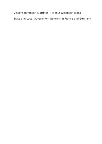 اصلاحات ایالتی و دولت محلی در فرانسه و آلمان: واگرایی و همگرایی
