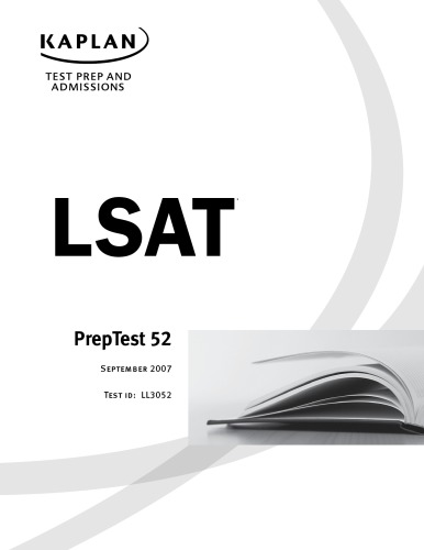 LSAT PrepTest 52
