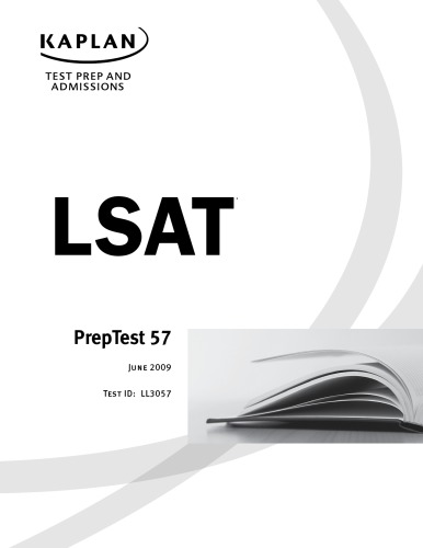 ﻿LSAT PrepTest 57