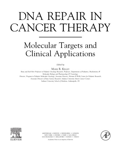 ترمیم DNA در سرطان درمانی. اهداف مولکولی و کاربردهای بالینی