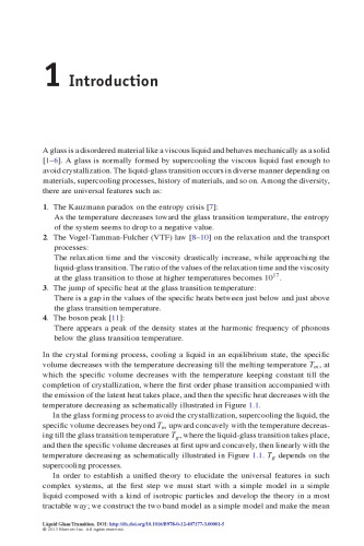 انتقال شیشه مایع. یک تئوری یکپارچه از مدل دو باند