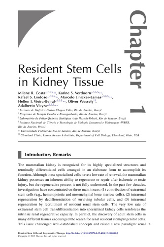 سلولهای بنیادی ساکن و درمان احیا کننده