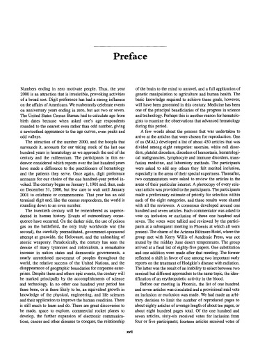 خون شناسی. مقالات نشانه قرن بیستم