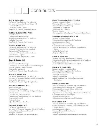 بیهوشی اسمیت برای نوزادان و کودکان