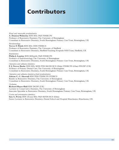 ترمیمی دندانپزشکی