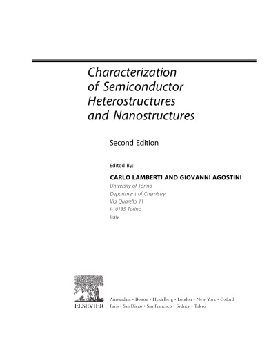 خصوصیات ساختارهای نانومتری و پیش سازه های نیمه هادی