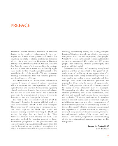 اختلالات مکانیکی شانه. دیدگاه ها در آناتومی عملکردی