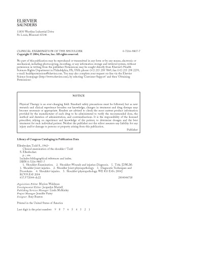 بررسی بالینی شانه