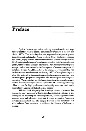 کتابچه راهنمای ضبط داده های نوری. مواد ، زیر سیستم ها ، تکنیک ها