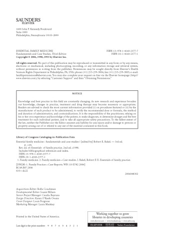 پزشکی ضروری خانواده مبانی و مطالعات موردی