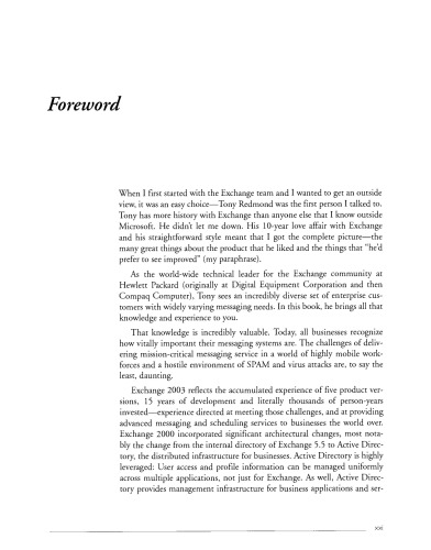 مایکروسافت Exchange Server 2003 تونی ردوند با SP1