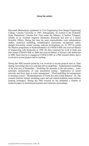 ﻿یادگیری از داده ها برای محیط های آبی و ژئوتکنیکی