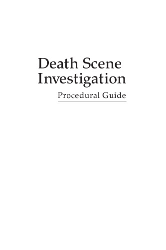 بررسی صحنه مرگ: راهنمای رویه