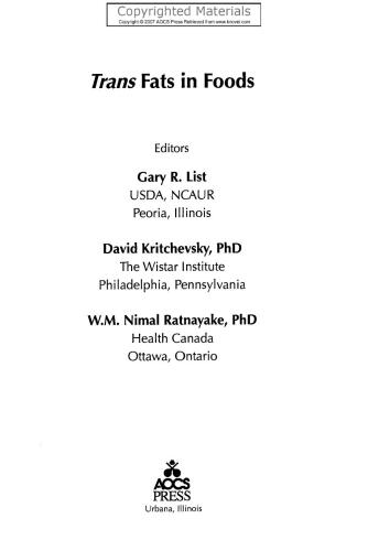 ﻿چربی های ترانس موجود در غذاها