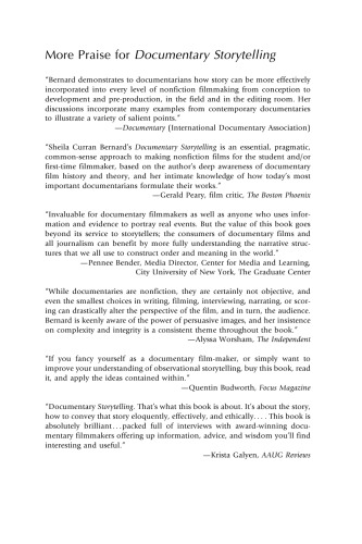 ﻿داستان سرایی مستند: غیرداستانی خلاقانه روی پرده