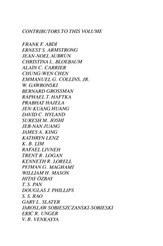 ﻿سیستم های مهندسی چند رشته ای: تکنیک های طراحی و بهینه سازی و کاربرد آنها