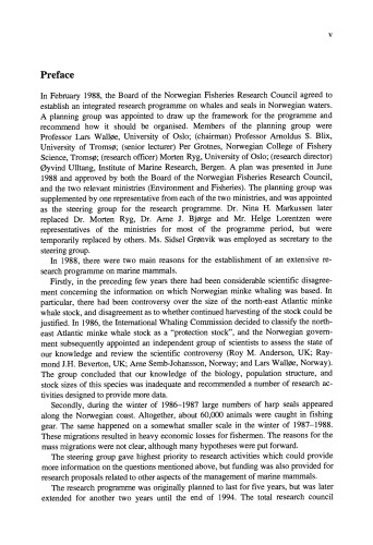 ﻿نهنگ ها، فوک ها، ماهی و انسان، مجموعه مقالات سمپوزیوم بین المللی زیست شناسی پستانداران دریایی در شمال شرق اقیانوس اطلس، 29 نوامبر-1 دسامبر 1994