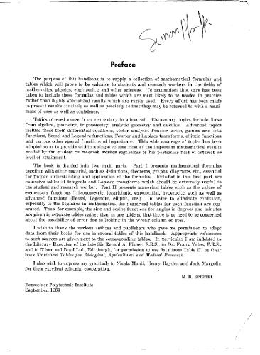 راهنمای فرمول های ریاضی