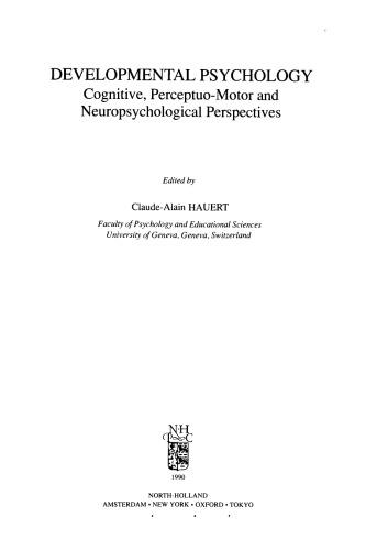 ﻿روان‌شناسی رشد: دیدگاه‌های شناختی، ادراکی-حرکتی و عصب‌روان‌شناختی