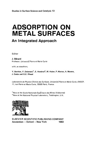 ﻿جذب روی سطوح فلزی: یک رویکرد یکپارچه