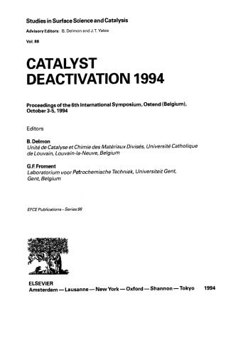 ﻿غیرفعال سازی کاتالیست 1994، مجموعه مقالات ششمین سمپوزیوم بین المللی