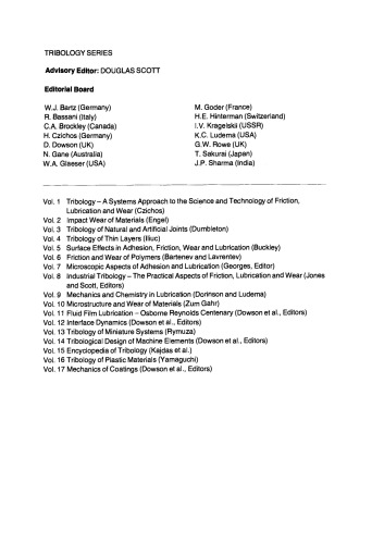 ﻿تریبولوژی صنعتی: جنبه های عملی اصطکاک، روانکاری و سایش