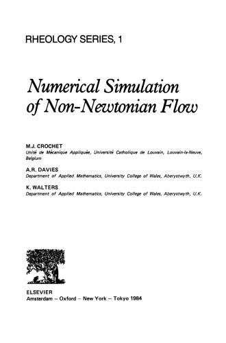 ﻿شبیه سازی عددی جریان غیر نیوتنی